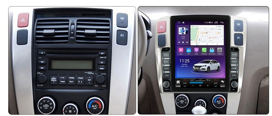 Navigatie dedicata cu Android Hyundai Tucson 2004 - 2011, 4GB RAM, Radio GPS Dual Zone, Touchscreen IPS 9.7