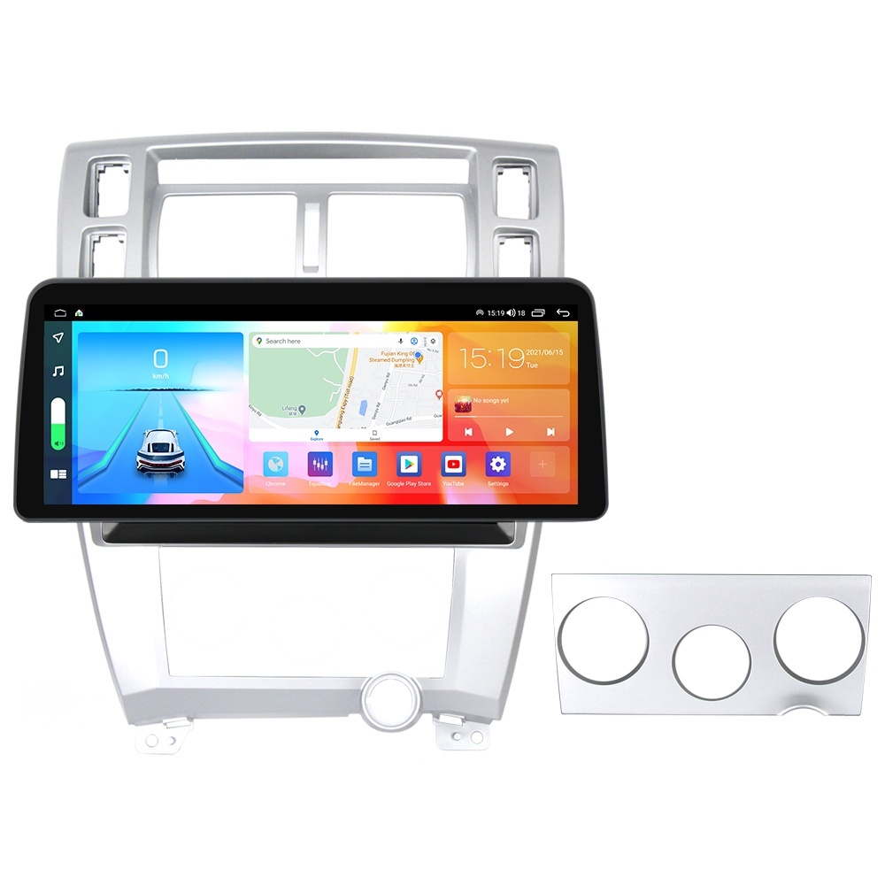 Navigatie dedicata cu Android Hyundai Tucson 2004 - 2011, 8GB RAM, Radio GPS Dual Zone, Display QLED 12.3