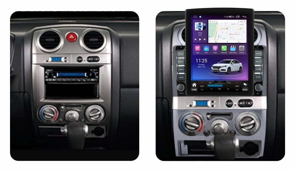 Navigatie dedicata cu Android Isuzu D-Max I 2007 - 2012, 8GB RAM, Radio GPS Dual Zone, Touchscreen IPS 9.7