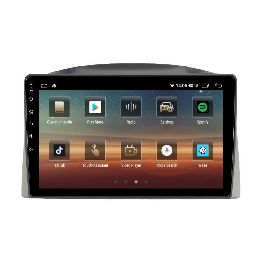 Navigatie dedicata cu Android Jeep Grand Cherokee III 2004 - 2007 cu navigatie originala, 4GB RAM, Radio GPS Dual Zone, Display HD QLED 10