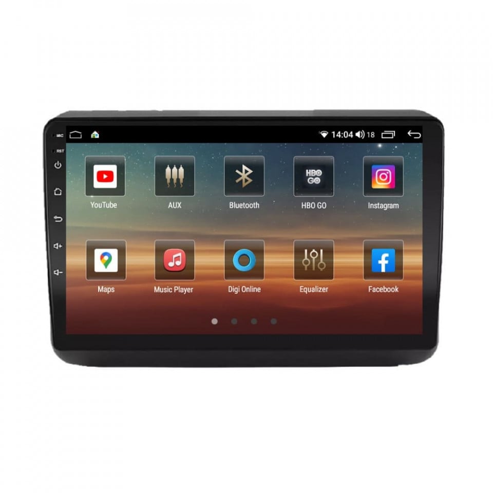 Navigatie dedicata cu Android Jeep Grand Cherokee IV 2014 - 2021, 4GB RAM, Radio GPS Dual Zone, Display HD QLED 9