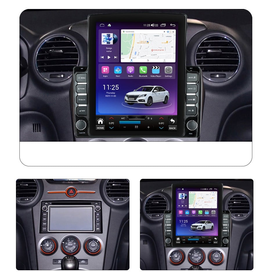 Navigatie dedicata cu Android KIA Carens III 2006 - 2013, clima automata, 8GB RAM, Radio GPS Dual Zone, Touchscreen IPS 9.7