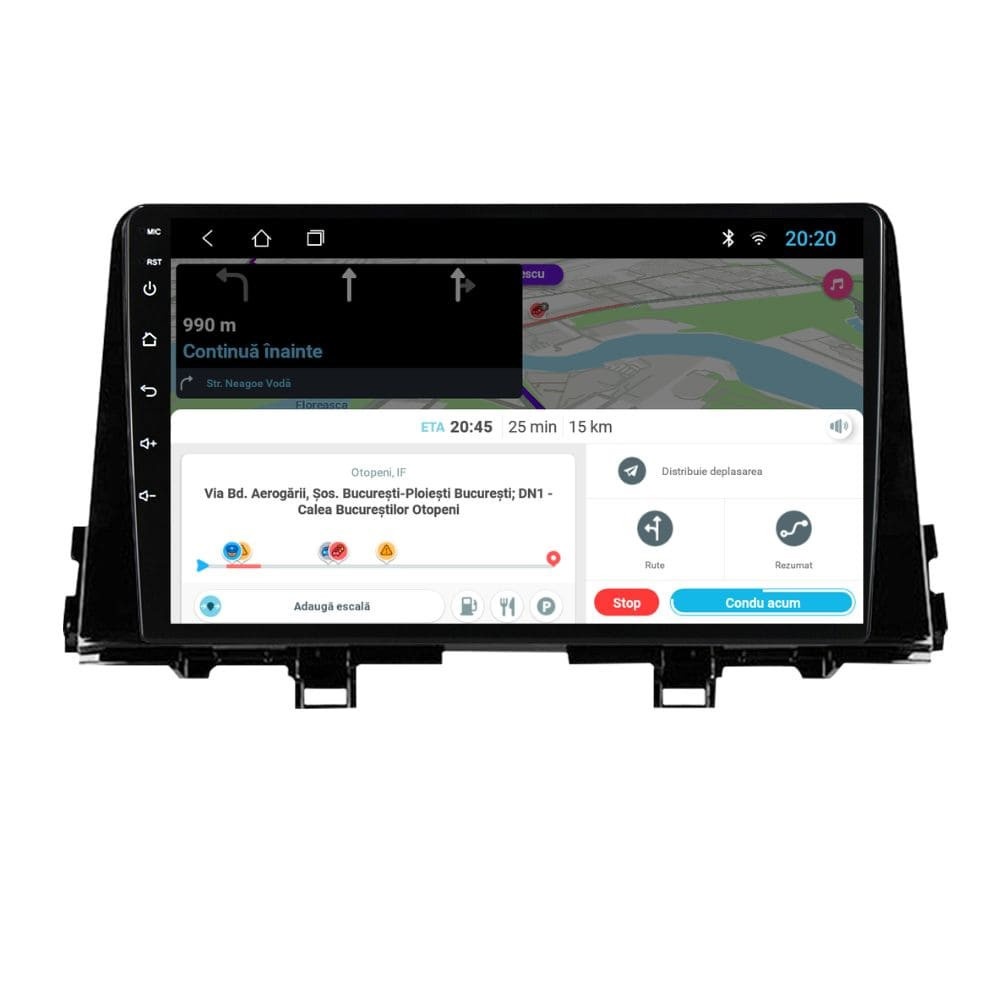 Navigatie dedicata cu Android Kia Picanto dupa 2017, 1GB RAM, Radio GPS Dual Zone, Display HD IPS 9" Touchscreen, Internet Wi-Fi, Bluetooth, MirrorLink, USB - Imagine 8