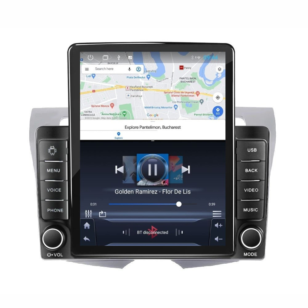 Navigatie dedicata cu Android Kia Picanto I 2007 - 2011, 2GB RAM, Radio GPS Dual Zone, Touchscreen IPS 9.7