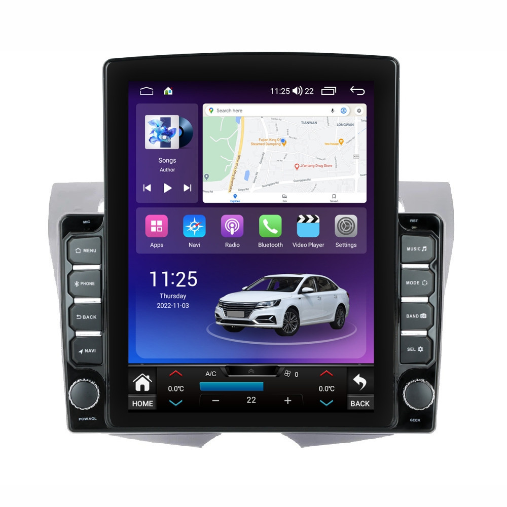 Navigatie dedicata cu Android Kia Picanto I 2007 - 2011, 4GB RAM, Radio GPS Dual Zone, Touchscreen IPS 9.7