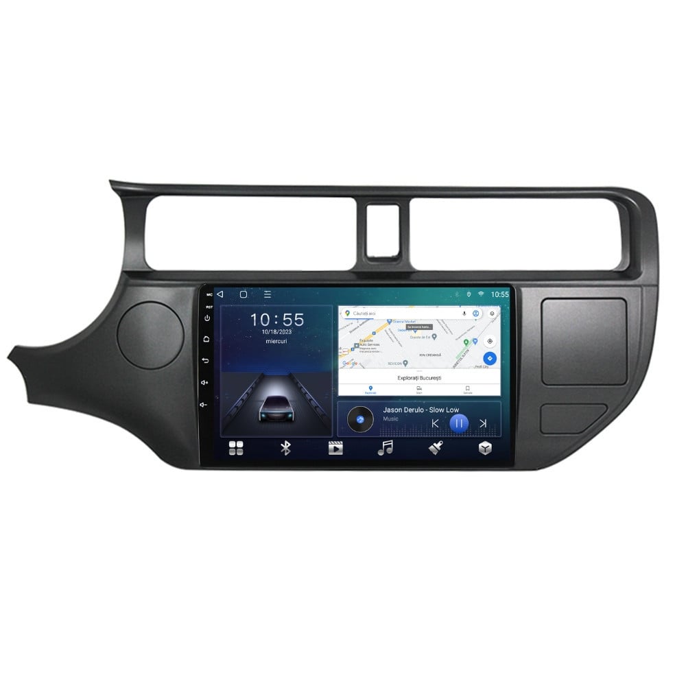 Navigatie dedicata cu Android Kia Rio III 2011 - 2014, 2GB RAM, Radio GPS Dual Zone, Display HD QLED 9