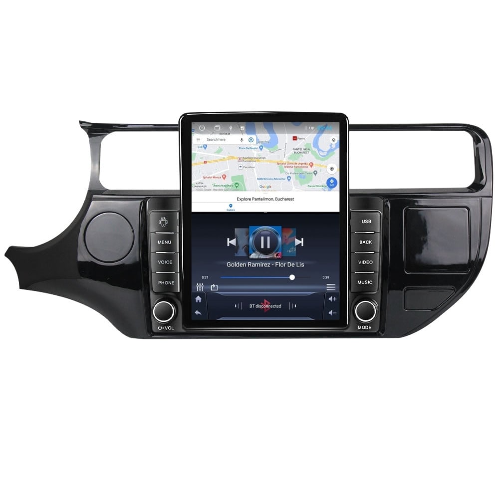 Navigatie dedicata cu Android Kia Rio III 2014 - 2017, 1GB RAM, Radio GPS Dual Zone, Touchscreen IPS 9.7