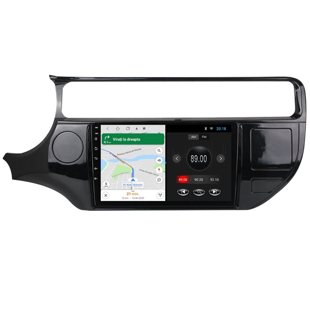 Navigatie dedicata cu Android Kia Rio III 2014 - 2017, 2GB RAM, Radio GPS Dual Zone, Display HD IPS 9" Touchscreen, Internet Wi-Fi, Bluetooth, MirrorLink, USB - Imagine 6