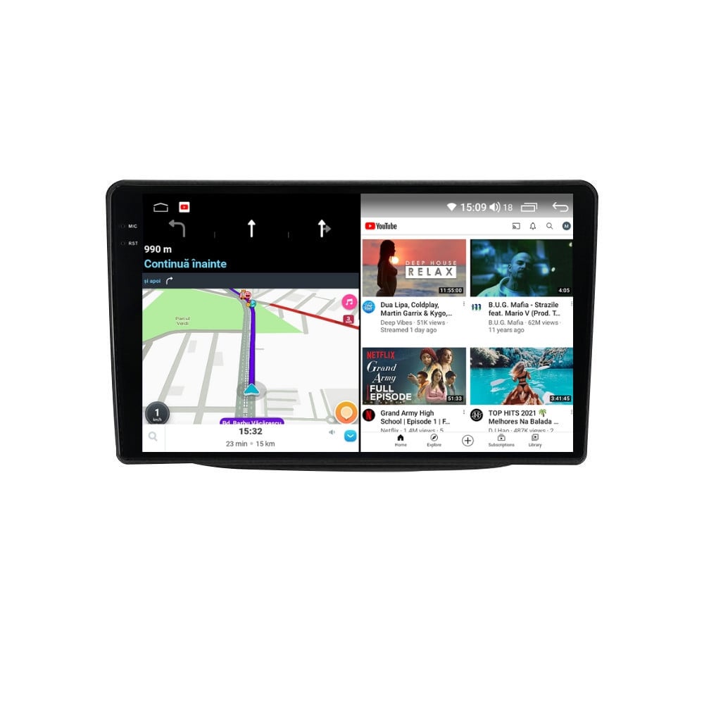 Navigatie dedicata cu Android Kia Sorento 2012 - 2015, 4GB RAM, Radio GPS Dual Zone, Display 2K QLED 9.5" Touchscreen, Internet Wi-Fi si slot SIM 4G, Bluetooth, MirrorLink, USB - Imagine 7