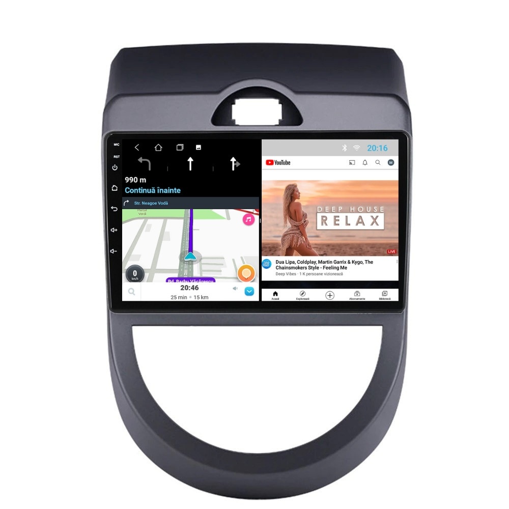 Navigatie dedicata cu Android Kia Soul 2009 - 2013, 2GB RAM, Radio GPS Dual Zone, Display HD IPS 9" Touchscreen, Internet Wi-Fi, Bluetooth, MirrorLink, USB - Imagine 7