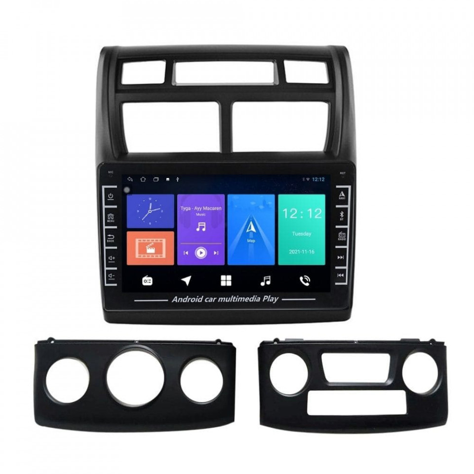 Navigatie dedicata cu Android KIA Sportage 2004 - 2010, 1GB RAM, Radio GPS Dual Zone, Display HD IPS 8