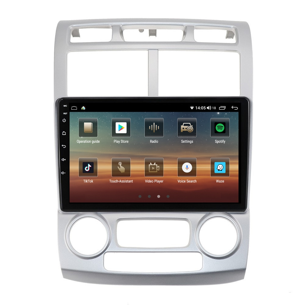 Navigatie dedicata cu Android KIA Sportage 2004 - 2010 fabricata in Coreea, 6GB RAM, Radio GPS Dual Zone, Display HD QLED 9