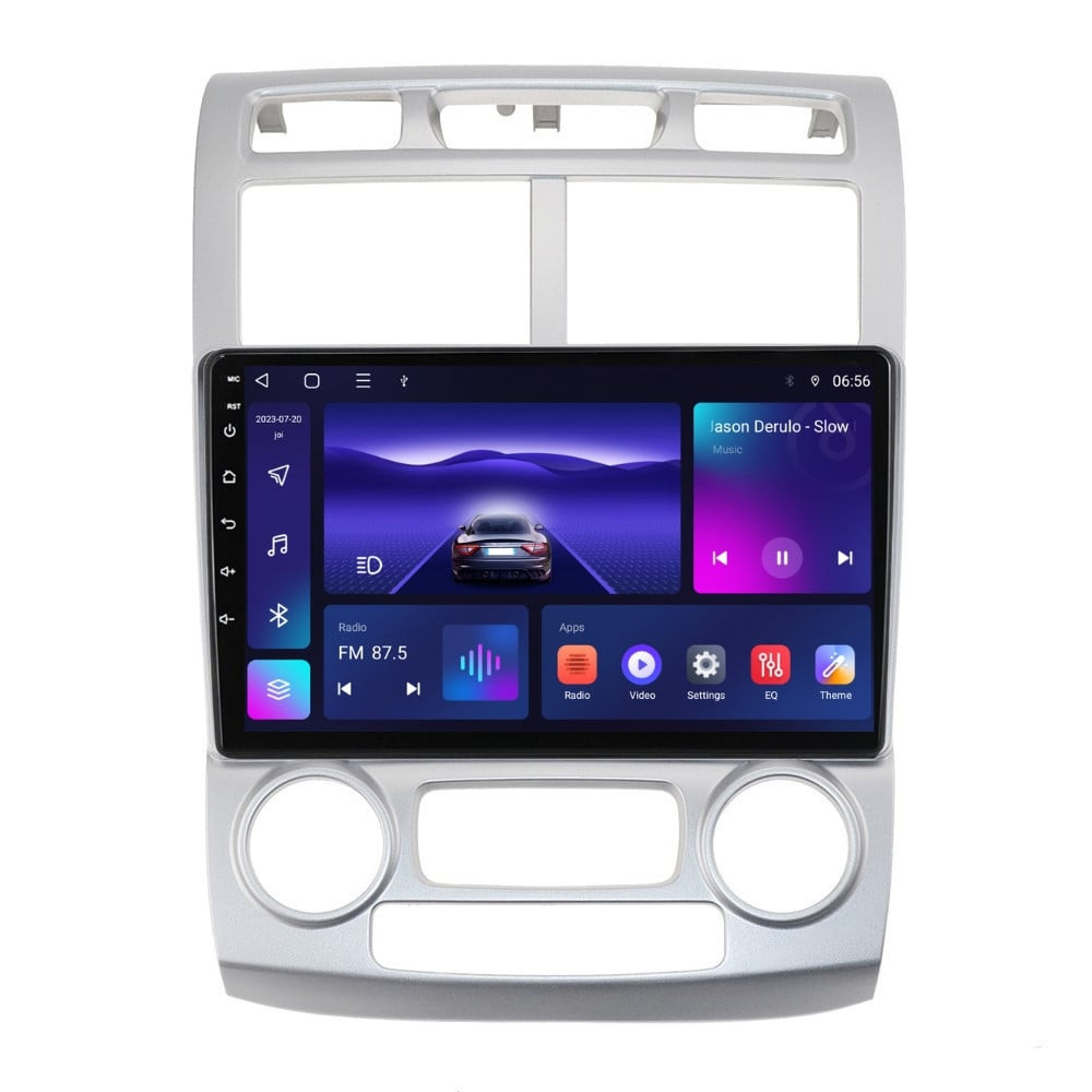 Navigatie dedicata cu Android KIA Sportage 2004 - 2010 fabricata in Coreea, 3GB RAM, Radio GPS Dual Zone, Display HD QLED 9