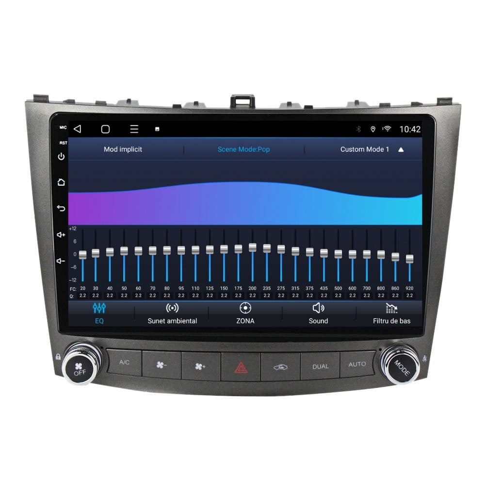 Navigatie dedicata cu Android Lexus IS 2005 - 2013, 3GB RAM, Radio GPS Dual Zone, Display HD QLED 10