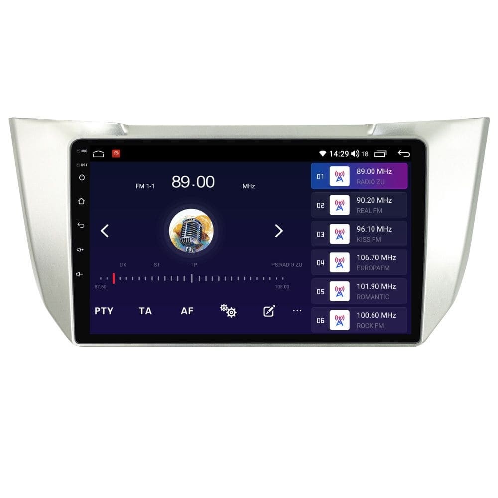 Navigatie dedicata cu Android Lexus RX 2003 - 2009, 2GB RAM, Radio GPS Dual Zone, Display HD QLED 9