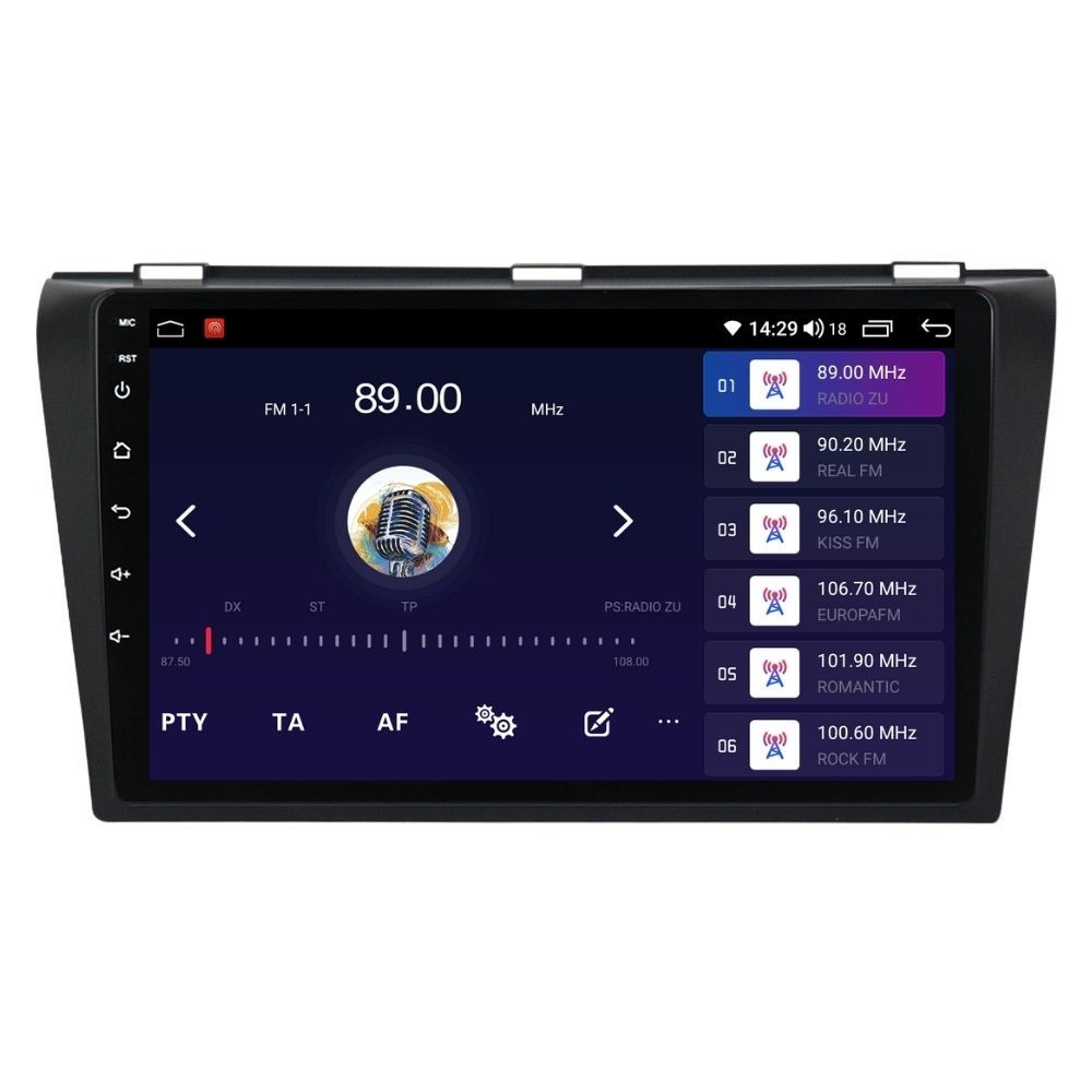 Navigatie dedicata cu Android Mazda 3 2003 - 2009, 2GB RAM, Radio GPS Dual Zone, Display HD QLED 9