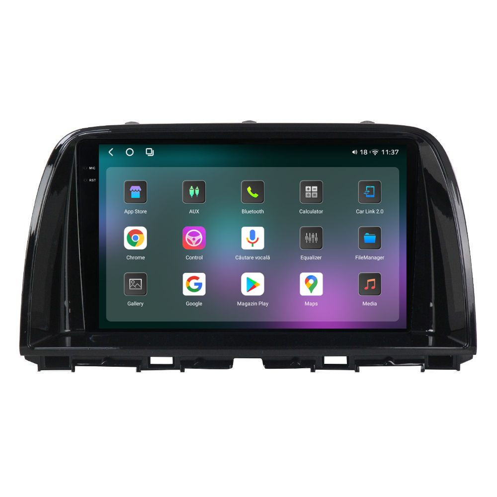 Navigatie dedicata cu Android Mazda CX-5 2011 - 2017, 12GB RAM, Radio GPS Dual Zone, Display 2K QLED 9.5