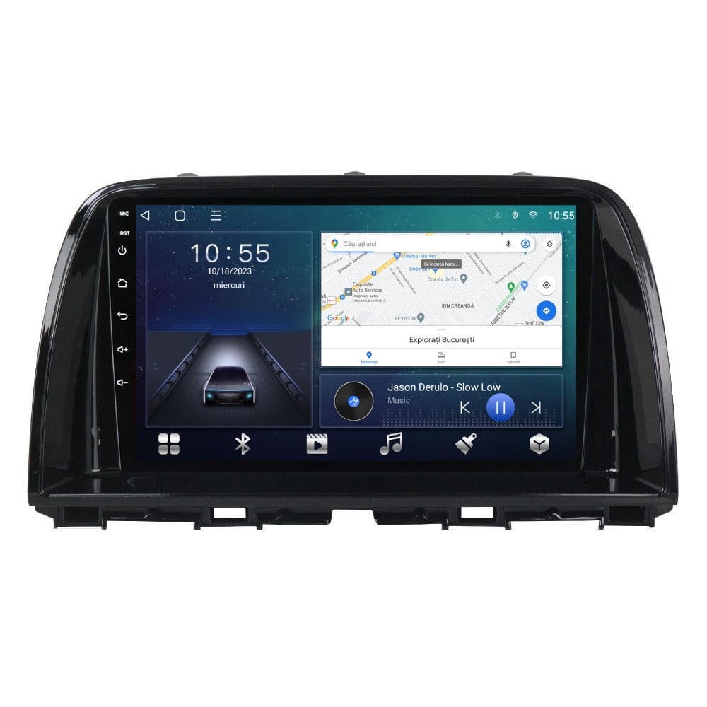 Navigatie dedicata cu Android Mazda CX-5 2011 - 2017, 2GB RAM, Radio GPS Dual Zone, Display HD QLED 9