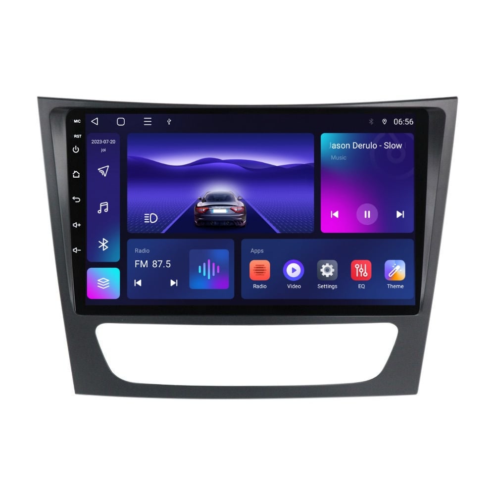 Navigatie dedicata cu Android Mercedes E-Class W211 2002 - 2009, 2GB RAM, Radio GPS Dual Zone, Display HD QLED 9