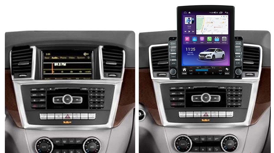 Navigatie dedicata cu Android Mercedes GL-Class GL X166 2012 - 2015, 4GB RAM, Radio GPS Dual Zone, Touchscreen IPS 9.7