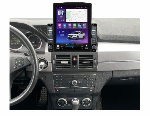 Navigatie dedicata cu Android Mercedes GLK X204 2008 - 2012, 8GB RAM, Radio GPS Dual Zone, Touchscreen IPS 9.7