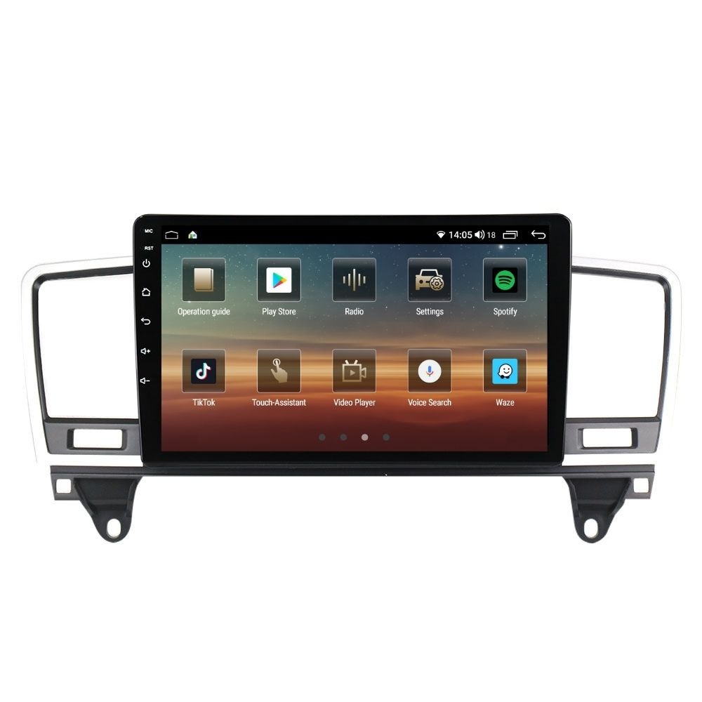 Navigatie dedicata cu Android Mercedes M-Class ML W166 2011 - 2015, 4GB RAM, Radio GPS Dual Zone, Display HD QLED 9" Touchscreen, Internet Wi-Fi si slot SIM 4G, Bluetooth, MirrorLink, USB - Imagine 3