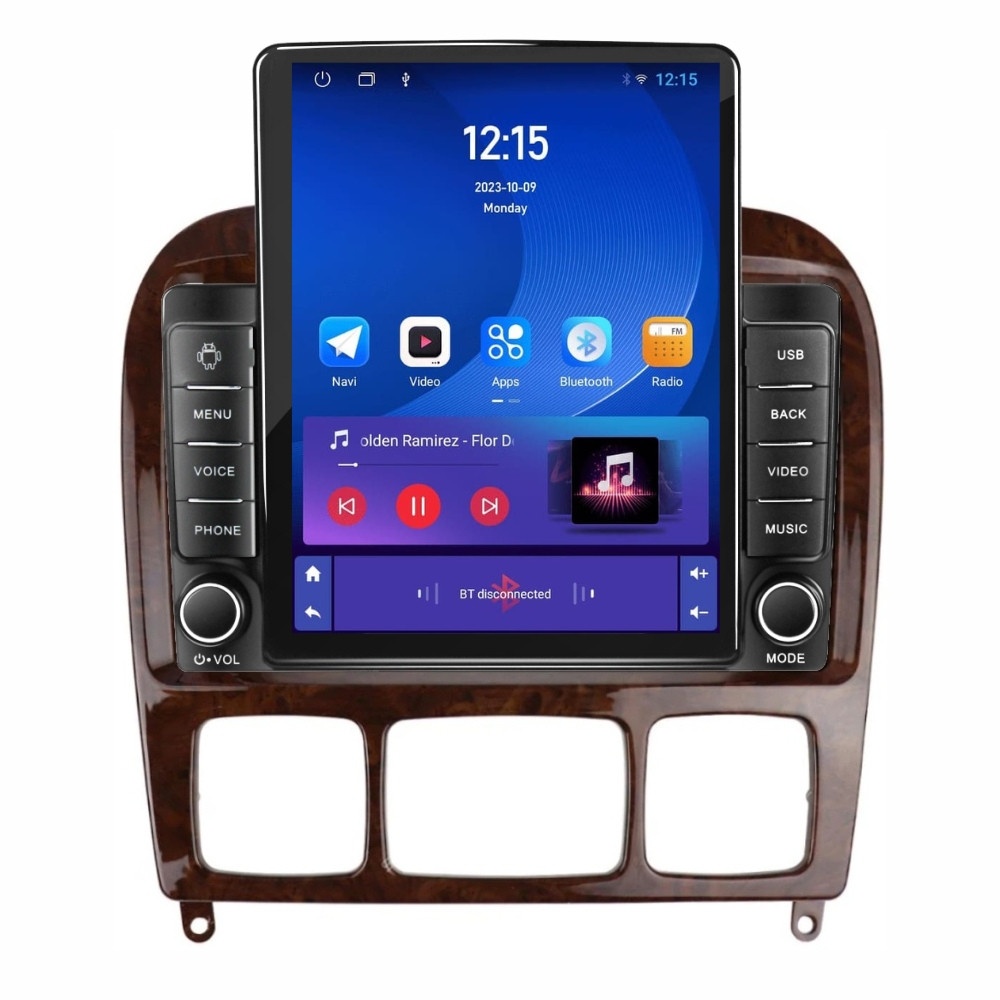 Navigatie dedicata cu Android Mercedes S-Class W220 1998 - 2005, 2GB RAM, Radio GPS Dual Zone, Touchscreen IPS 9.7" HD tip Tesla, Internet Wi-Fi, Bluetooth, MirrorLink, USB - Imagine 2