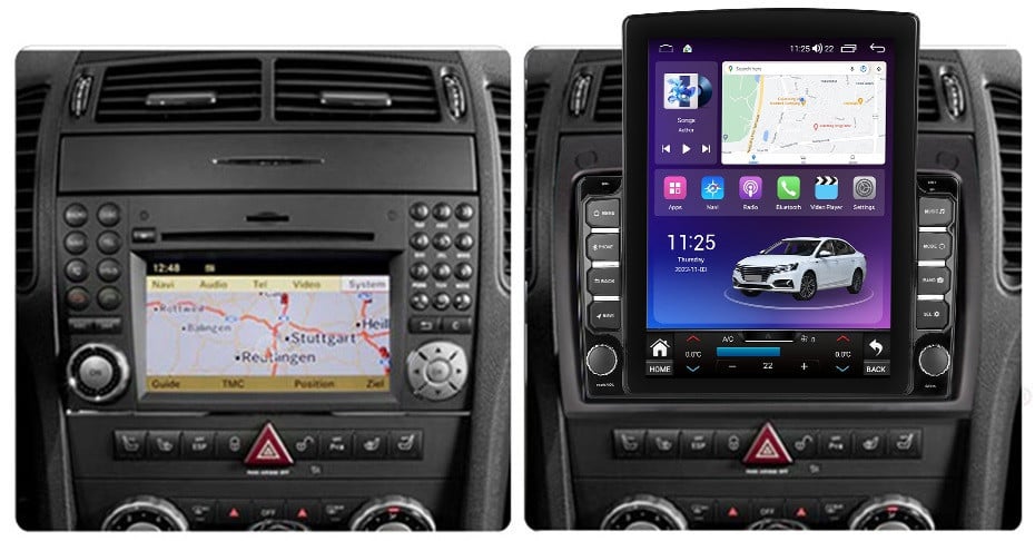 Navigatie dedicata cu Android Mercedes SLK R171 2004 - 2011, 4GB RAM, Radio GPS Dual Zone, Touchscreen IPS 9.7