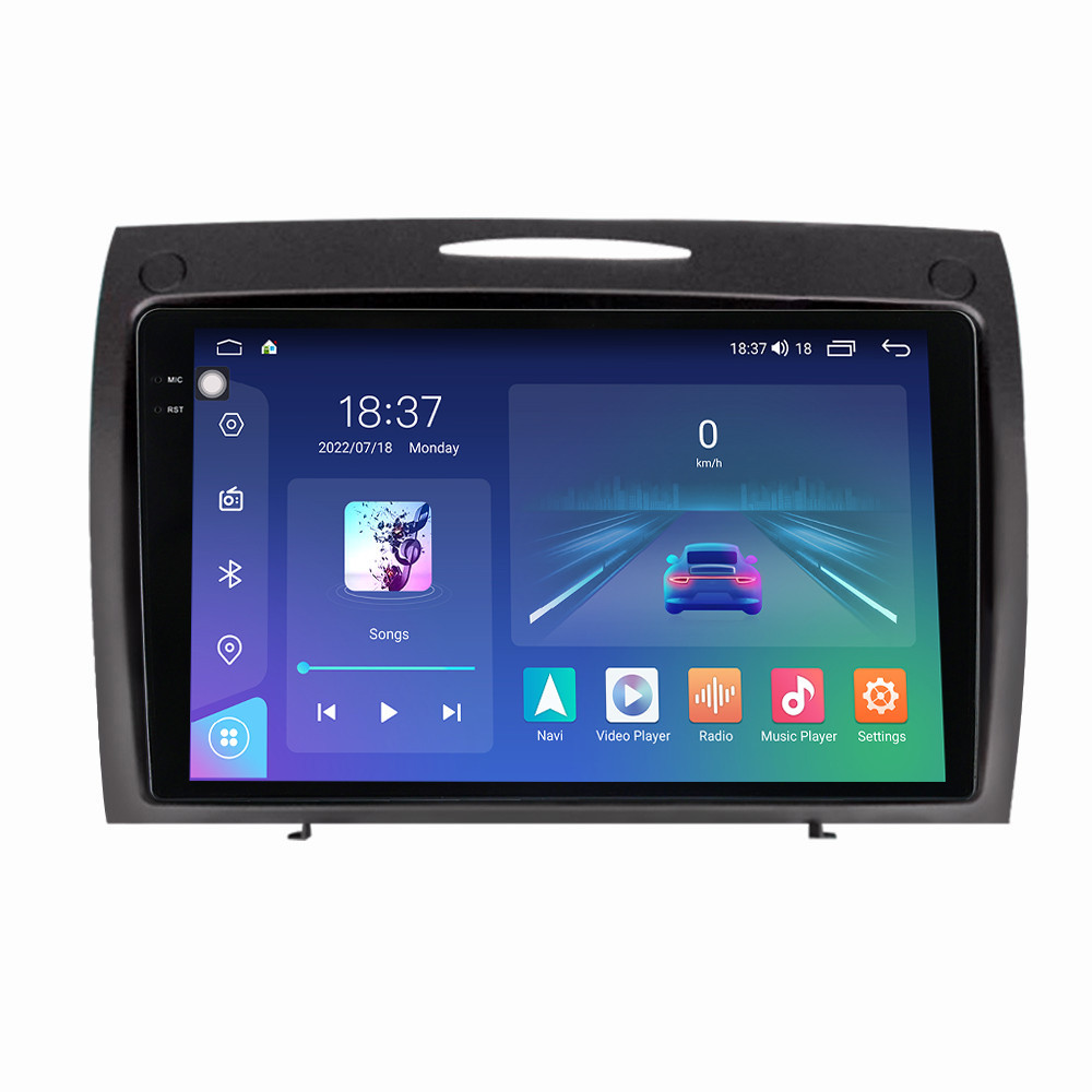 Navigatie dedicata cu Android Mercedes SLK R171 2004 - 2011, 8GB RAM, Radio GPS Dual Zone, Display 2K QLED 9.5