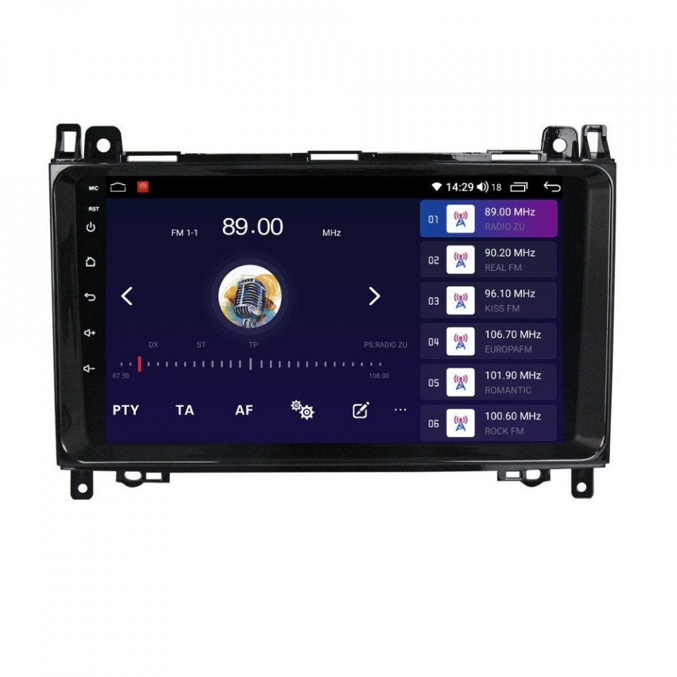 Navigatie dedicata cu Android Mercedes Sprinter 2006 - 2018, 8GB RAM, Radio GPS Dual Zone, Display HD QLED 9