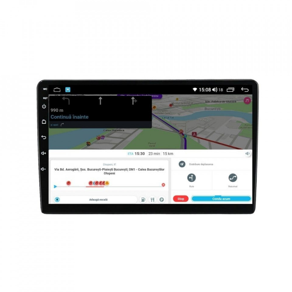 Navigatie dedicata cu Android Mercedes Viano 2003 - 2006, 8GB RAM, Radio GPS Dual Zone, Display HD QLED 9" Touchscreen, Internet Wi-Fi si slot SIM 4G, Bluetooth, MirrorLink, USB - Imagine 8