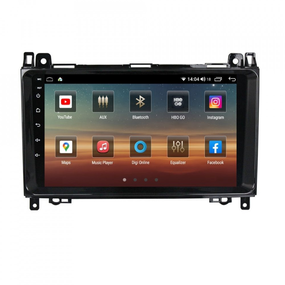 Navigatie dedicata cu Android Mercedes Viano 2007 - 2014, 8GB RAM, Radio GPS Dual Zone, Display HD QLED 9