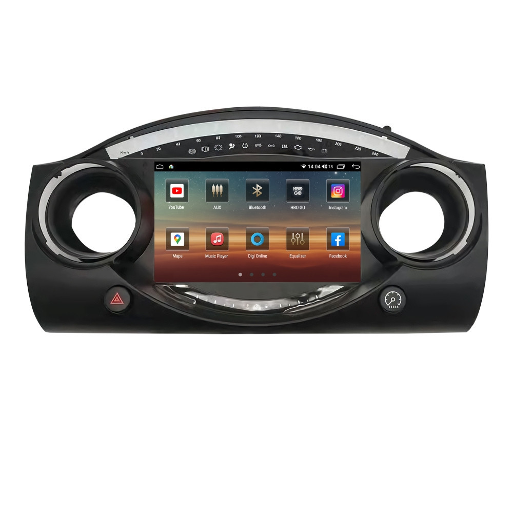 Navigatie dedicata cu Android Mini Cooper / One (R50, R52, R53) 2001 - 2008, 4GB RAM, Radio GPS Dual Zone, Display HD QLED 9