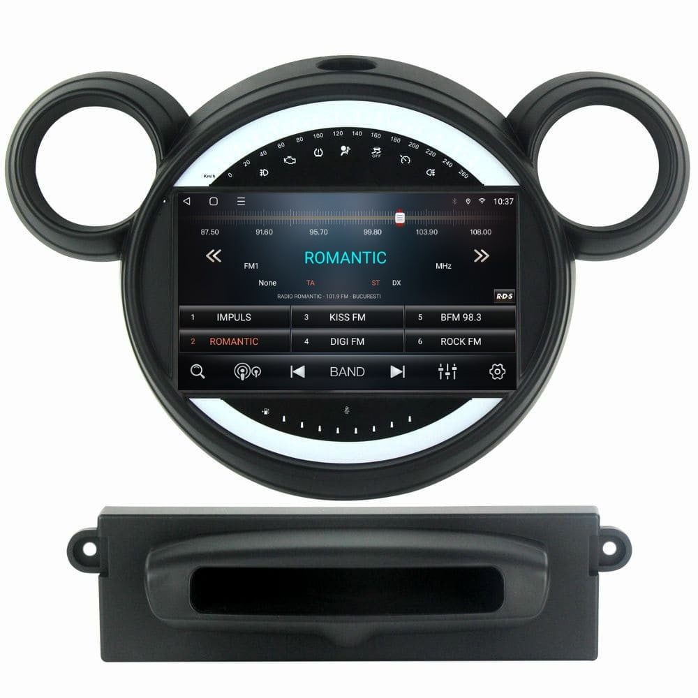 Navigatie dedicata cu Android Mini Countryman / Paceman (R60, R61) 2010 - 2017, 2GB RAM, Radio GPS Dual Zone, Display HD QLED 9