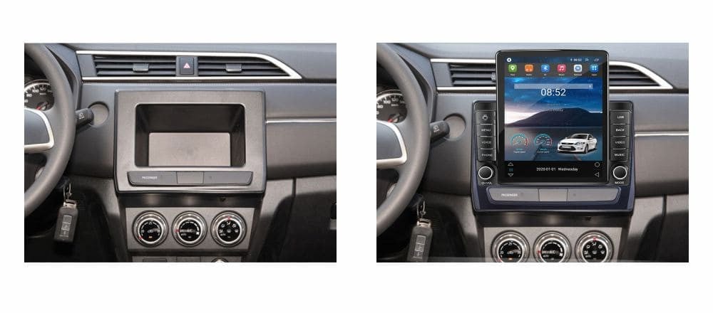 Navigatie dedicata cu Android Mitsubishi ASX dupa 2019, 1GB RAM, Radio GPS Dual Zone, Touchscreen IPS 9.7