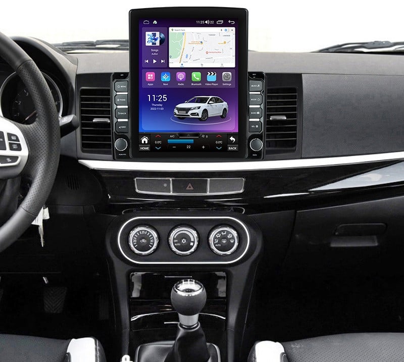 Navigatie dedicata cu Android Mitsubishi Lancer dupa 2007, 4GB RAM, Radio GPS Dual Zone, Touchscreen IPS 9.7