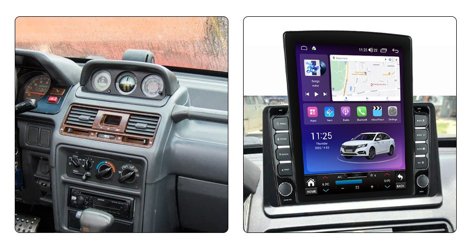 Navigatie dedicata cu Android Mitsubishi Pajero II 1990 - 2001, 8GB RAM, Radio GPS Dual Zone, Touchscreen IPS 9.7