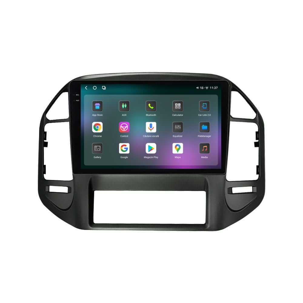 Navigatie dedicata cu Android Mitsubishi Pajero III 2001 - 2006, 12GB RAM, Radio GPS Dual Zone, Display 2K QLED 10.36