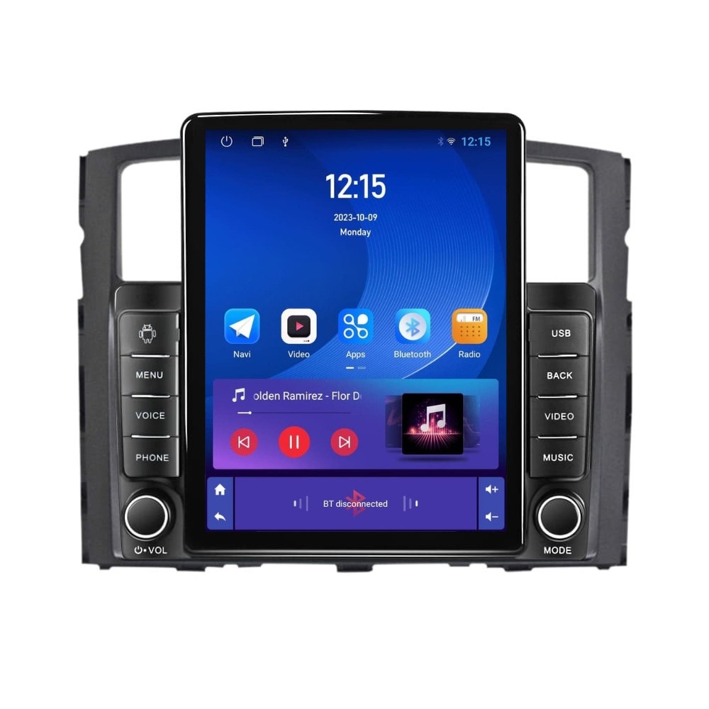 Navigatie dedicata cu Android Mitsubishi Pajero IV 2006 - 2018, 2GB RAM, Radio GPS Dual Zone, Touchscreen IPS 9.7" HD tip Tesla, Internet Wi-Fi, Bluetooth, MirrorLink, USB - Imagine 2