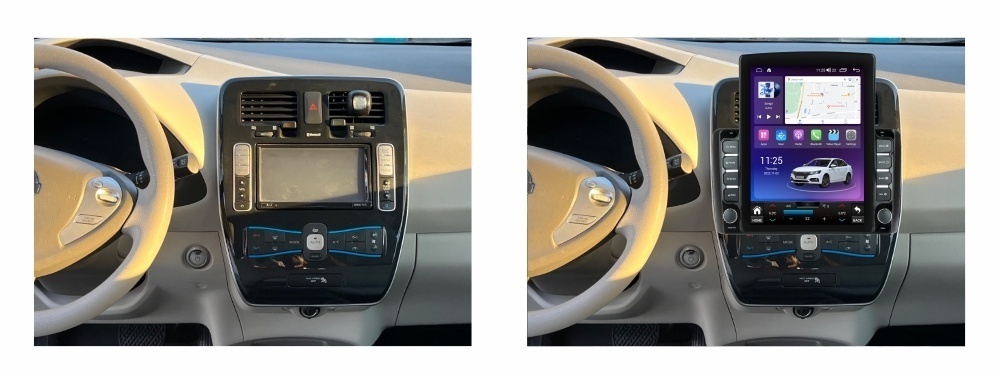 Navigatie dedicata cu Android Nissan Leaf I 2010 - 2017, 8GB RAM, Radio GPS Dual Zone, Touchscreen IPS 9.7