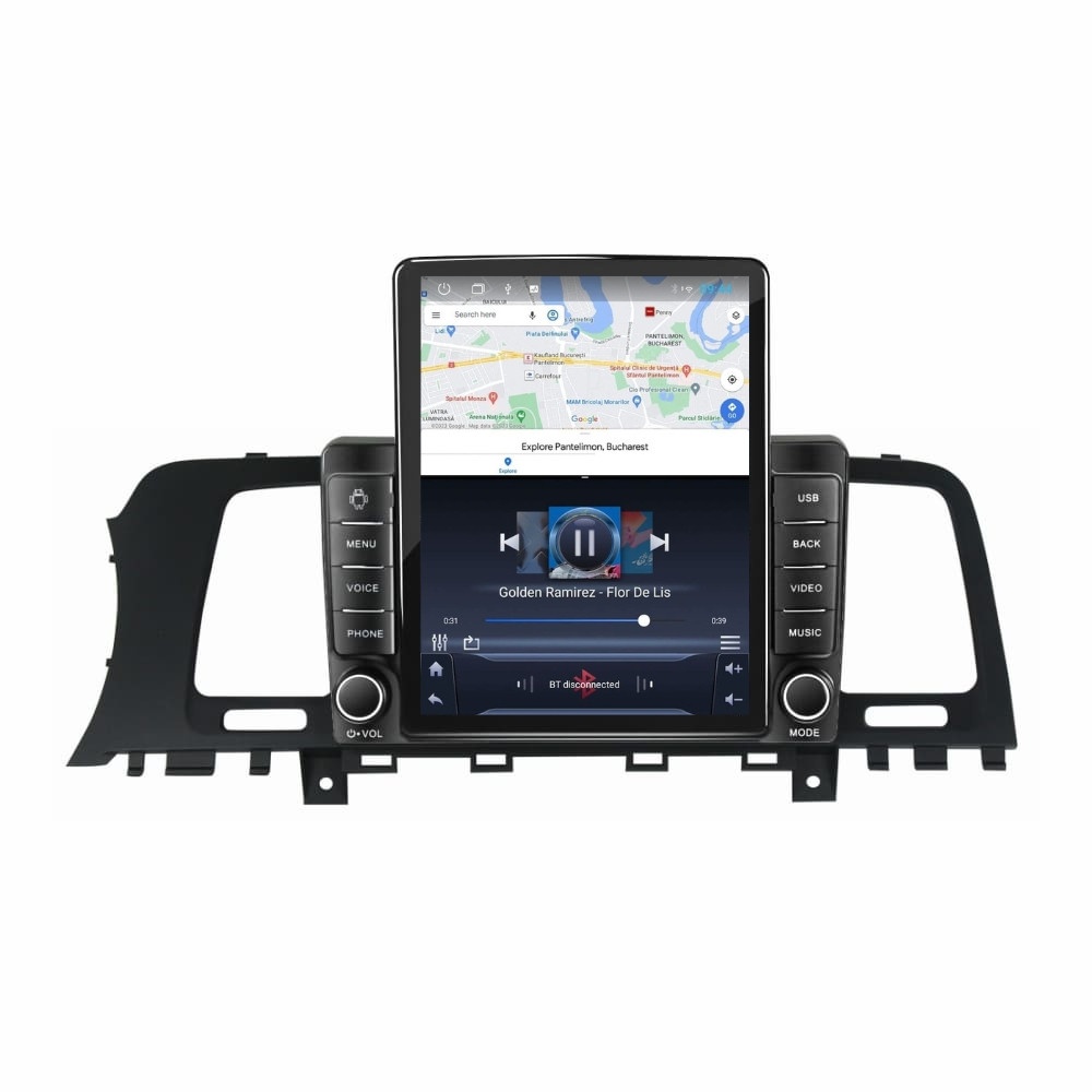 Navigatie dedicata cu Android Nissan Murano II 2008 - 2014, 1GB RAM, Radio GPS Dual Zone, Touchscreen IPS 9.7" HD tip Tesla, Internet Wi-Fi, Bluetooth, MirrorLink, USB - Imagine 3