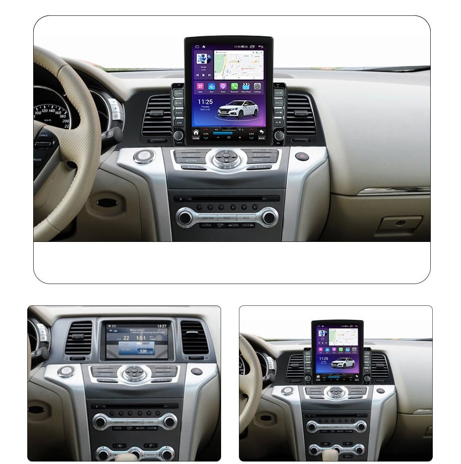 Navigatie dedicata cu Android Nissan Murano II 2008 - 2014, 8GB RAM, Radio GPS Dual Zone, Touchscreen IPS 9.7