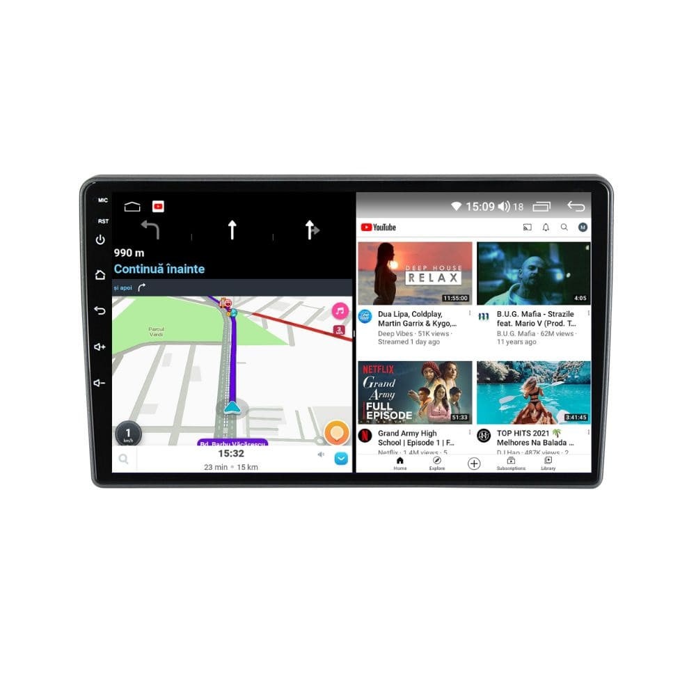 Navigatie dedicata cu Android Nissan Note 2005 - 2013, 4GB RAM, Radio GPS Dual Zone, Display HD IPS 9" Touchscreen, Internet Wi-Fi, Bluetooth, MirrorLink, USB - Imagine 6