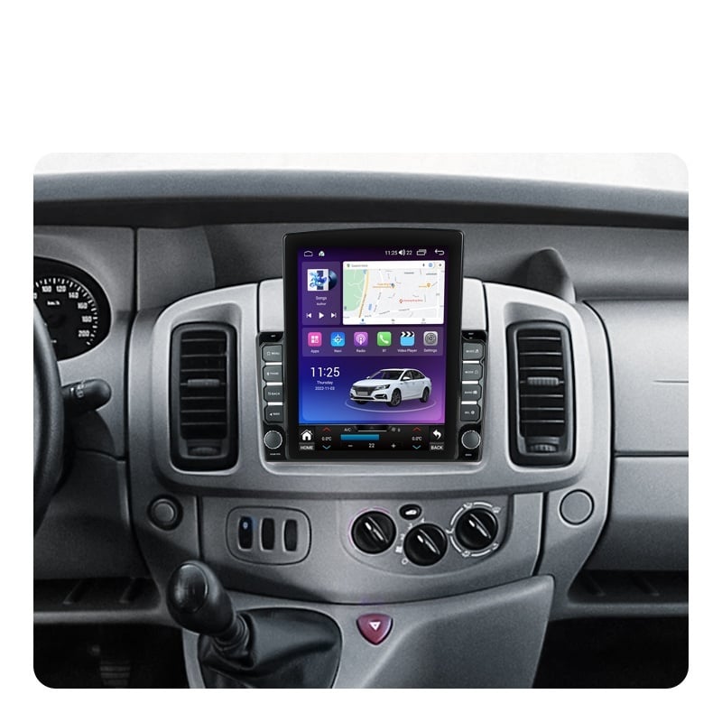 Navigatie dedicata cu Android Nissan Primastar 2001 - 2010, 4GB RAM, Radio GPS Dual Zone, Touchscreen IPS 9.7