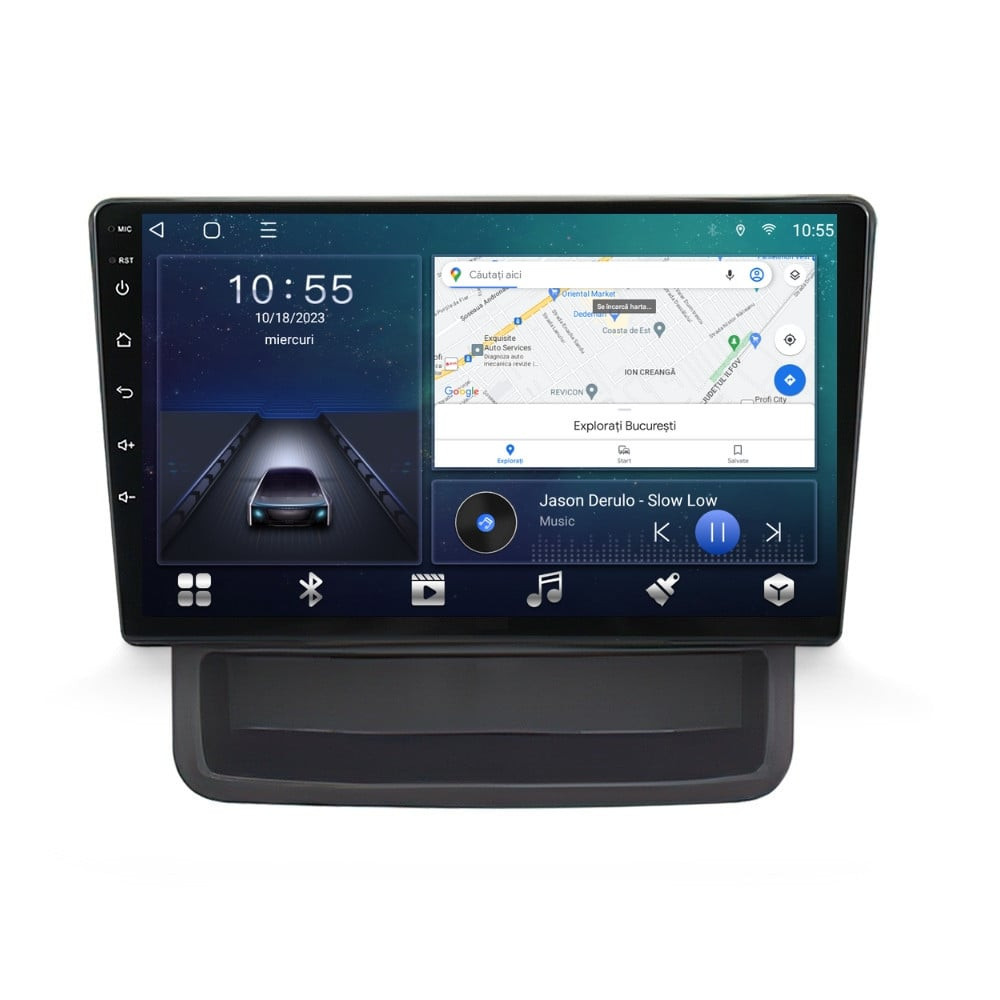 Navigatie dedicata cu Android Nissan Primastar 2010 - 2014, 3GB RAM, Radio GPS Dual Zone, Display HD QLED 10