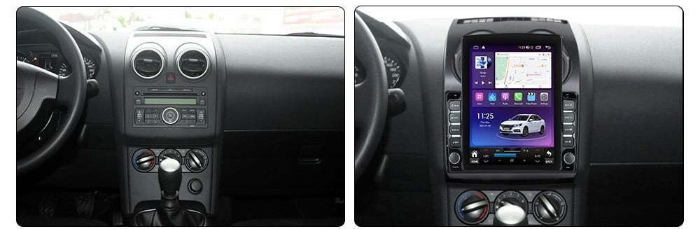 Navigatie dedicata cu Android Nissan Qashqai I 2006 - 2014, 8GB RAM, Radio GPS Dual Zone, Touchscreen IPS 9.7