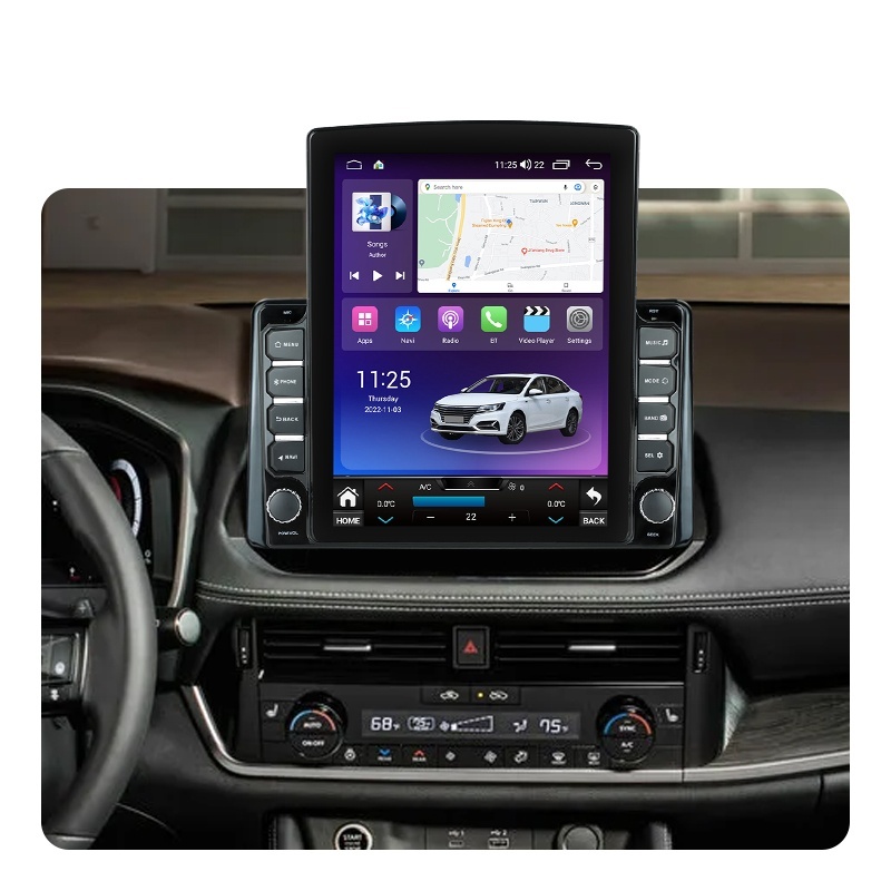 Navigatie dedicata cu Android Nissan Qashqai III dupa 2021, 8GB RAM, Radio GPS Dual Zone, Touchscreen IPS 9.7