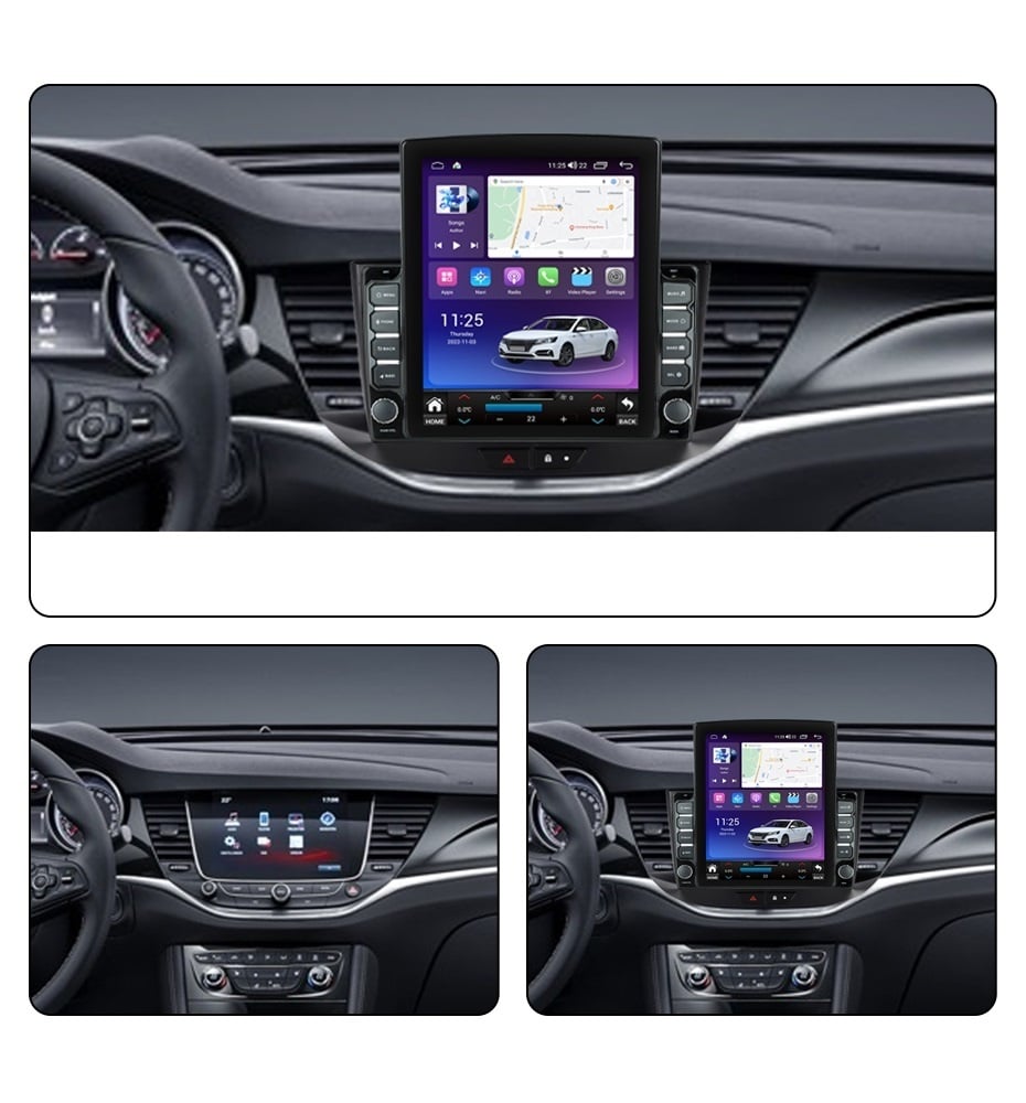 Navigatie dedicata cu Android Opel Crossland X 2017 - 2021, 4GB RAM, Radio GPS Dual Zone, Touchscreen IPS 9.7