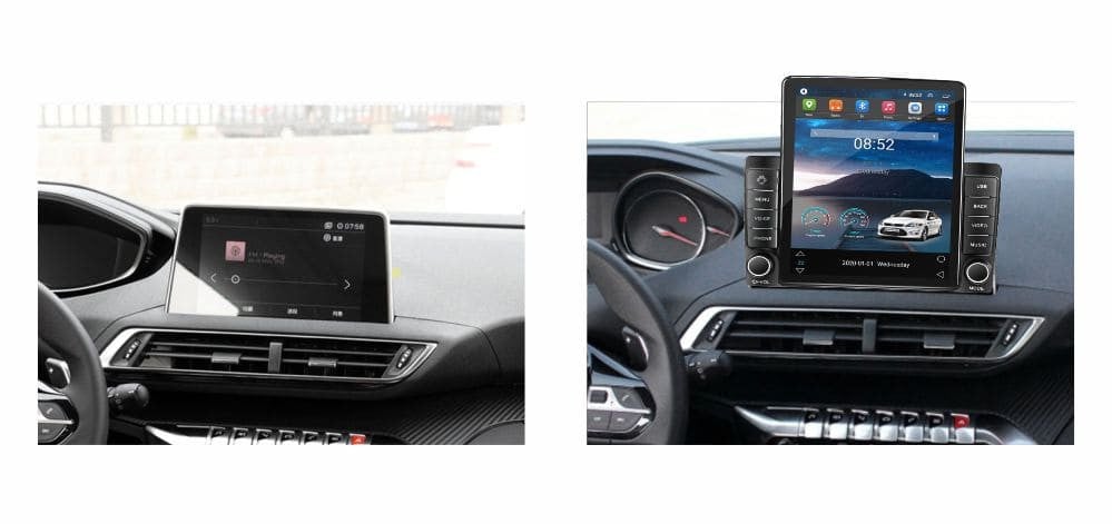 Navigatie dedicata cu Android Peugeot 3008 2016 - 2020, 1GB RAM, Radio GPS Dual Zone, Touchscreen IPS 9.7