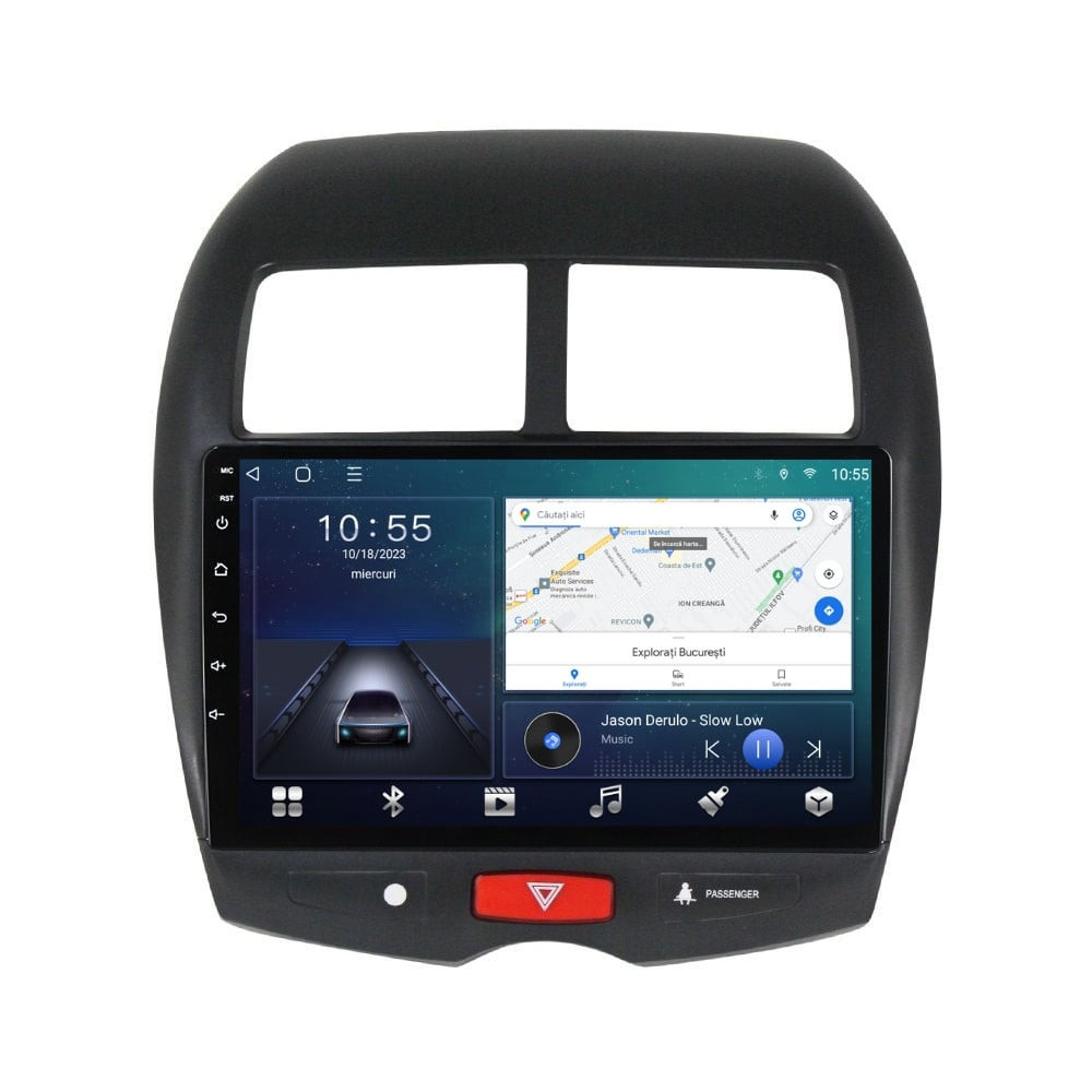 Navigatie dedicata cu Android Peugeot 4008 2012 - 2017, 2GB RAM, Radio GPS Dual Zone, Display HD QLED 10